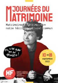 8e édition des Journées du Matrimoine. Du 10 au 18 septembre 2022 à Paris. Paris. 